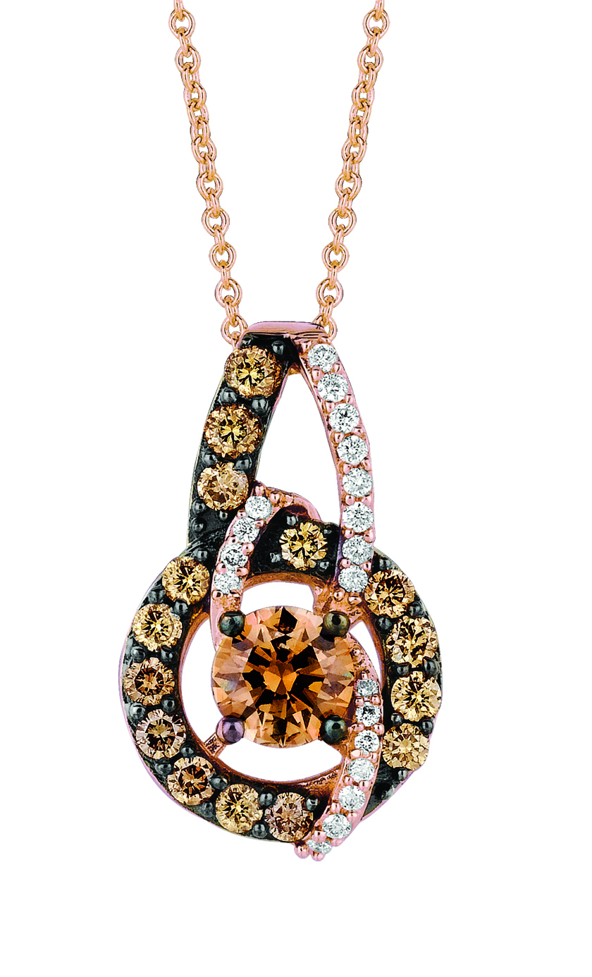 Le Vian Godiva x Le Vian Chocolate Ganache Heart Pendant Necklace Featuring Chocolate  Diamond (5/8 ct. t.w.) in 14k Gold - K Honey Gold Pendant - Yahoo Shopping