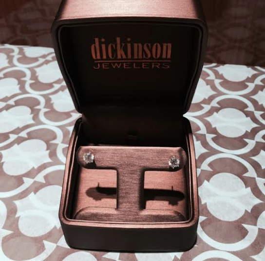 Kathryn diamond studs